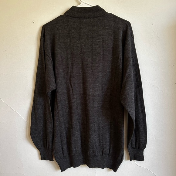 *Excellent Pre-Owned* Raffi Italian Merino Wool Mock Turtleneck Sweater for Men - Picture 5 of 5